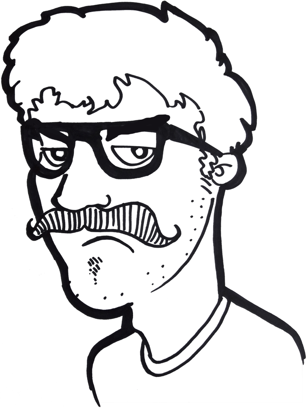 Portrait of angry Dave